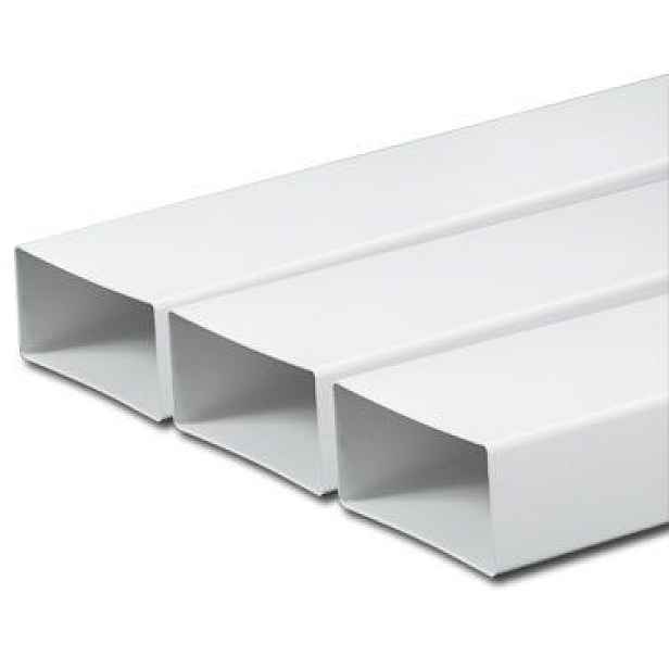 PVC Ventilační potrubí hranaté 1 m