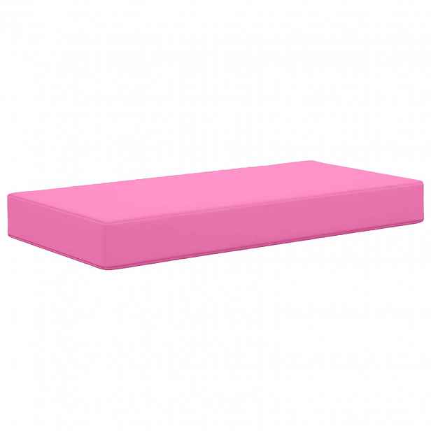 vidaXL Venkovní sedací polštář 100% polyester Růžová 80 x 40 x 8 cm