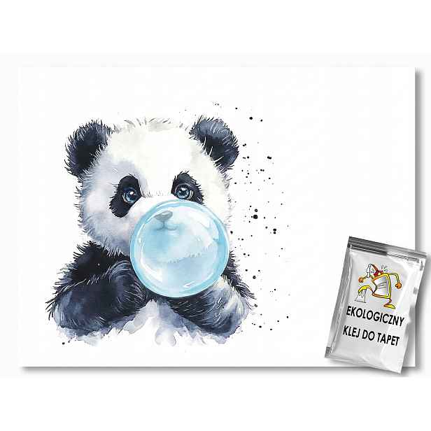 Fototapeta Flizelina Portrét Medvídek Panda Balón 312x219 130g