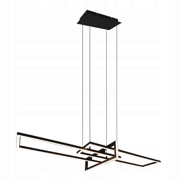 Led závěsné svítidlo geometrické černé Trio
