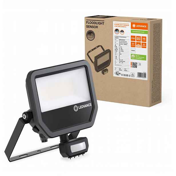 Led reflektor 41W 4000K Snímač pohybu Vodotěsný Ledvance Floodlight