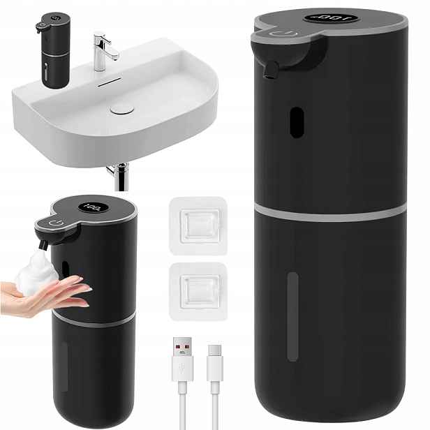 Velký Bezdotykový Automatický Dávkovač Pěnového Mýdla Dávkovač Pěny 380 ML