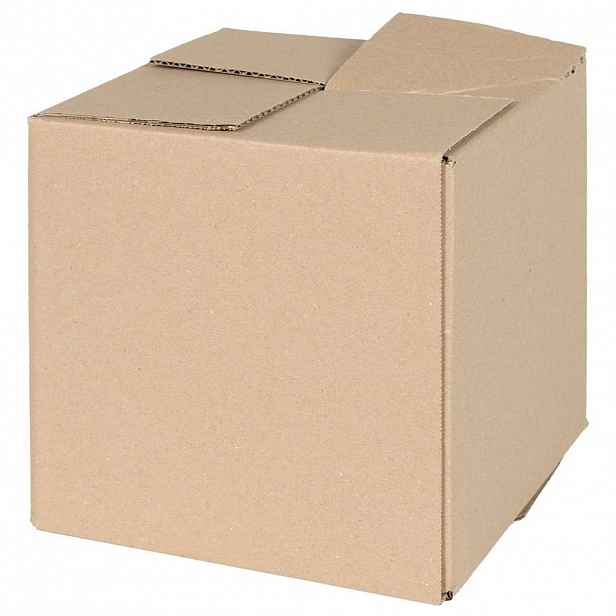 vidaXL Skládací box s úložištěm 50 ks Přírodní 20 x 20 x 20 cm Lepenka