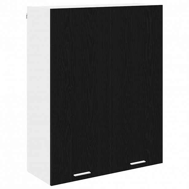 vidaXL Závěsná skříňka Černý dub 80 x 31 x 100 cm Kompozitní dřevo