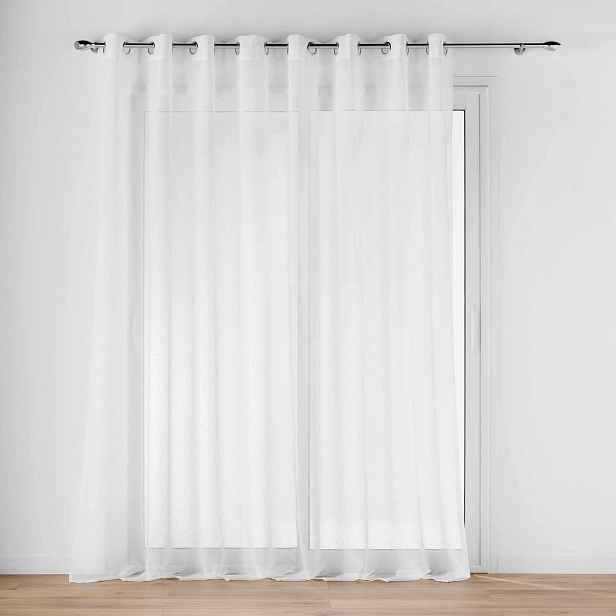 Záclona Bílá Na Průchodkách Široká Elegantní Carlin 300 X 240 CM