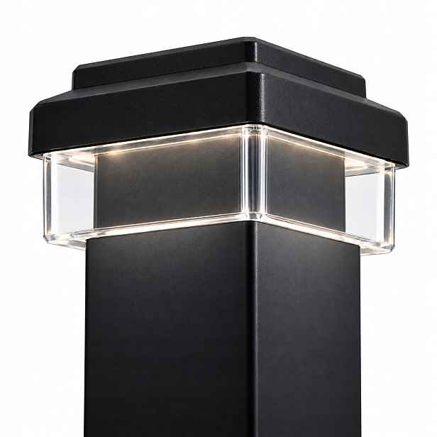 3x Stříška Na Sloupek 81x81 mm Solární Lampa Plotová Led lampa