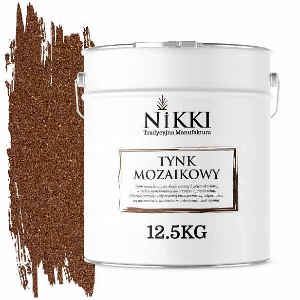 Mozaiková Pryskyřičná Omítka 12,5 Kg Vnitřní Vnější Hnědá M93 Ozdobná