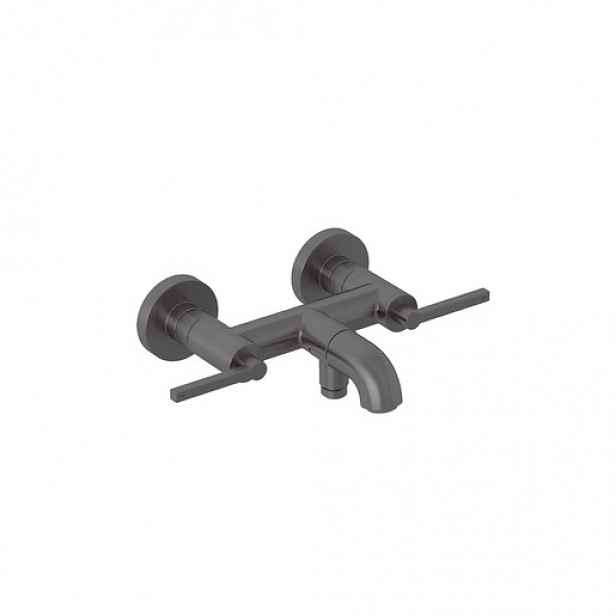 Vanová baterie Kludi Nova Fonte bez sprchového setu 150 mm kartáčovaný gunmetal 20540N215