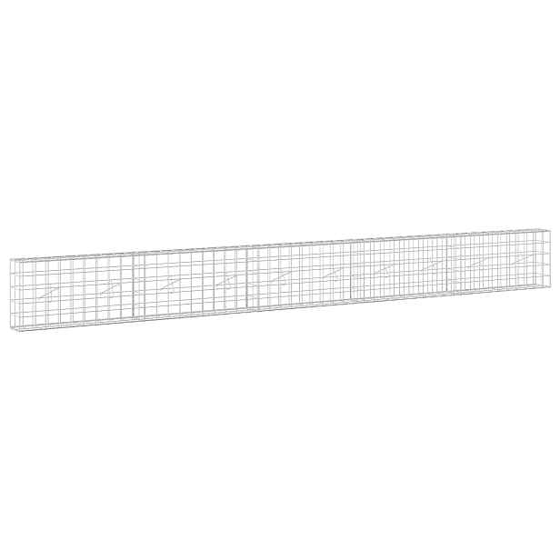 vidaXL Gabion s drátem 5 mm a síťkou 10x10 cm 500x20x50 cm