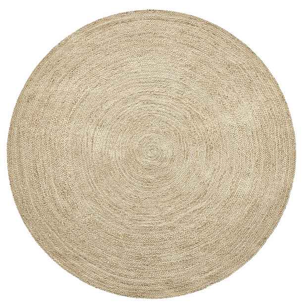 Ručně vázaný kusový koberec Mira J 16 Natural kruh, 80x80 (průměr) kruh, béžová, chodba / předsíň, Diamond Carpets India