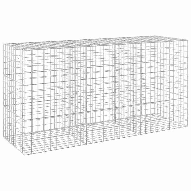 vidaXL Gabion s drátem 5 mm a síťkou 10x10 cm 300x100x150 cm