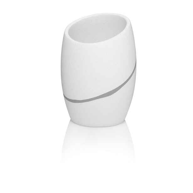 KELA Hrnek Talus polyresin bílá KL-20302