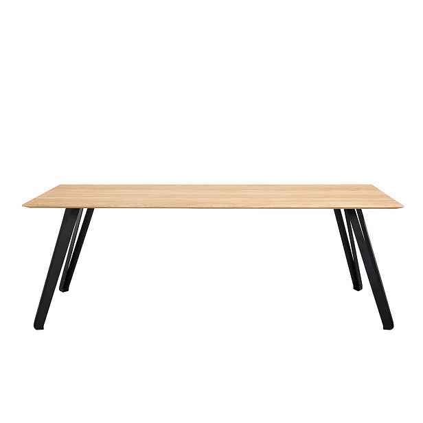 Jídelní stůl 220x100 cm Muubs SPACE SMOKED - přírodní