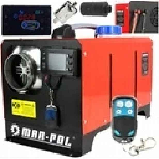 Olejové Topidlo Ohřívač S Výfukem 12/230V 12kW Nezávislé Topení