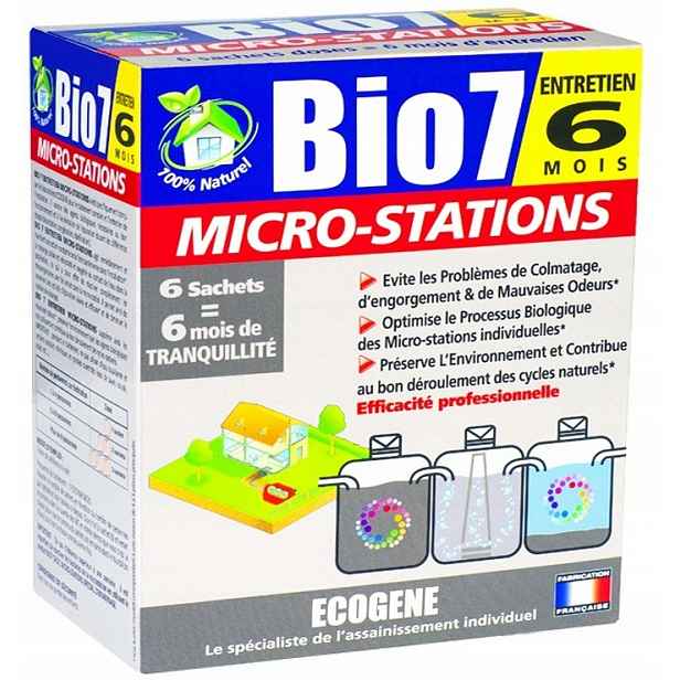 Bio 7 Entretien Microstations Aerobní Bakterie Pro Čističky 480 G