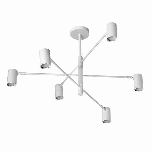 Lampa 6 x spot GU10 DD-40 bílá Siena
