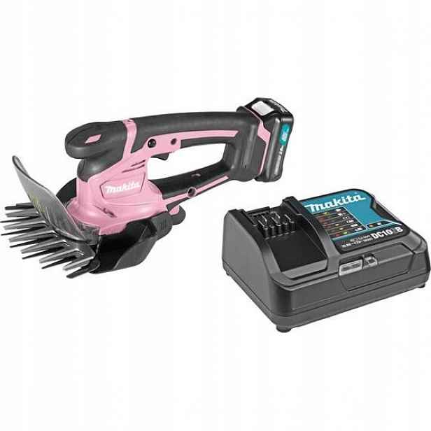 Makita UM600DSAP aku nůžky na trávu, 1*2Ah/12V Cxt, růžové