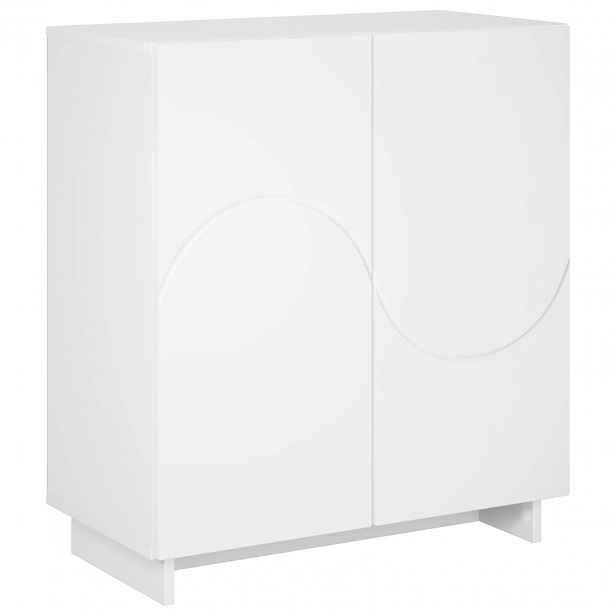 vidaXL Komoda Bílá 67 x 34,5 x 75 cm kompozitní dřevo
