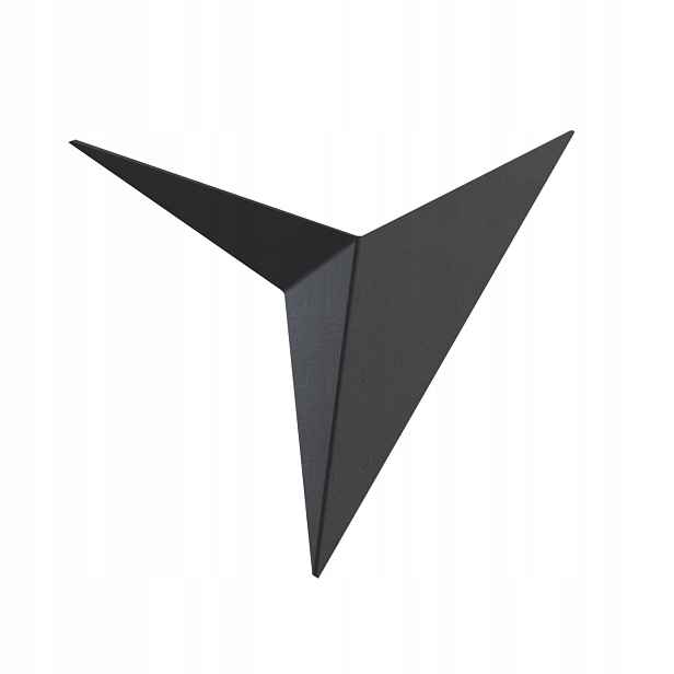 Nástěnná Led lampa černá geometrická, moderní, teplá Maytoni