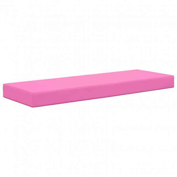 vidaXL Venkovní sedací polštář 100% polyester Růžová 115 x 40 x 8 cm