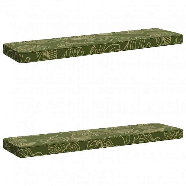 vidaXL Sady polštářů na lavici (2 kusy) VUGHT 2 pcs 100% polyester