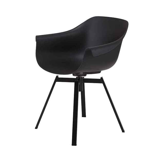 Jídelní židle Muubs SWIVEL - černá