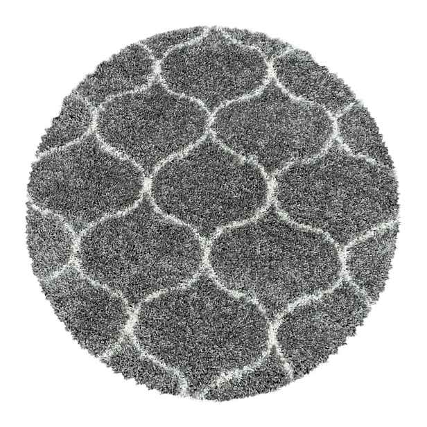 Šedý kulatý koberec ø 200 cm Salsa – Ayyildiz Carpets