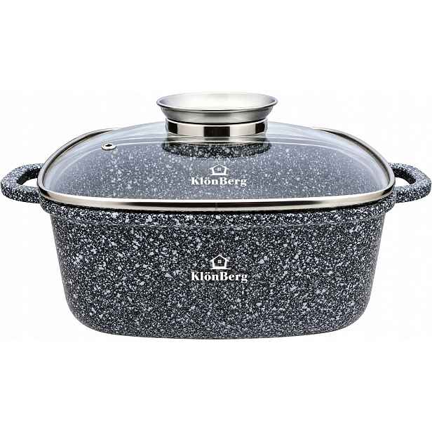 Hrnec s víkem Aroma Knob 3.5 L/22 CM KlönBerg Čtverec