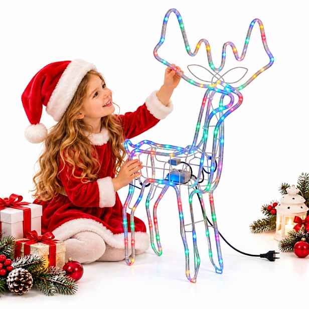 Sob Pohyblivá Hlava 110 CM Flash IP44 Hadice 11 M Multicolor