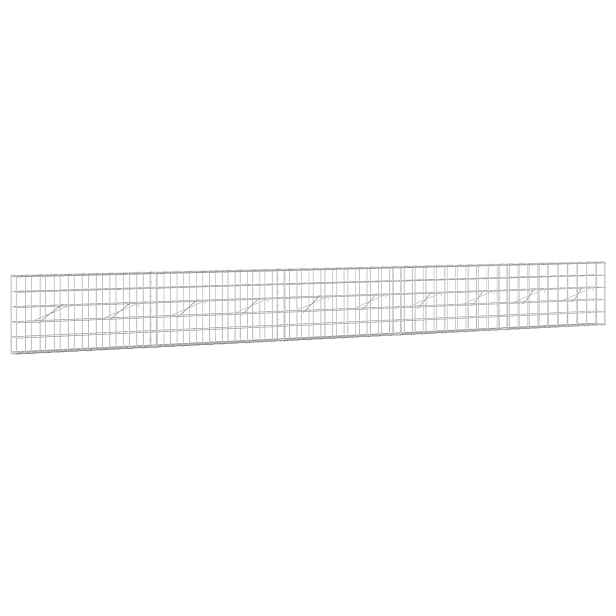 vidaXL Gabion s drátem 5 mm a síťkou 10x10 cm 500x10x50 cm