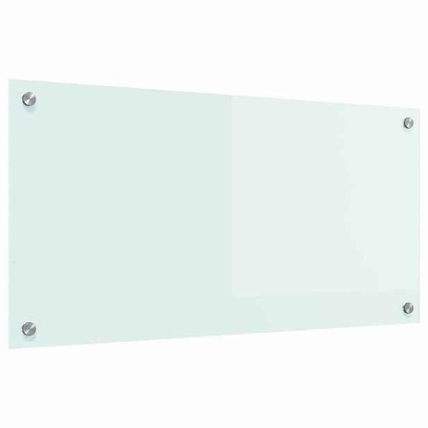 vidaXL Kuchyňský obklad Mléko 80 x 40 cm tvrzené sklo