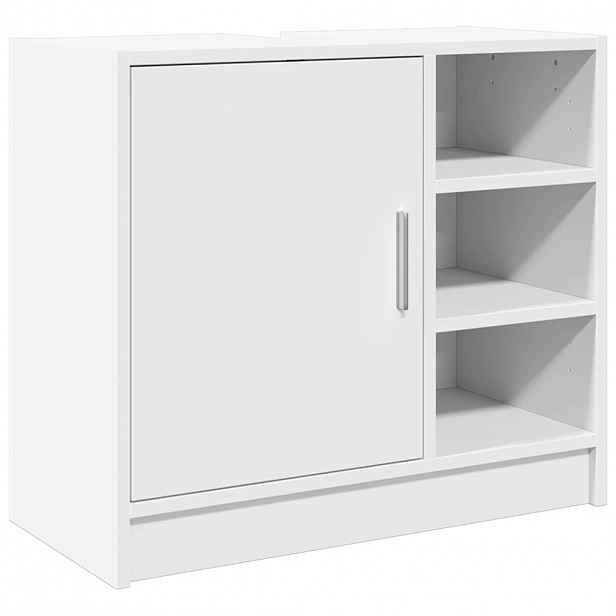 vidaXL Skříňka pod umyvadlo bílá 63 x 39 x 55 cm kompozitní dřevo