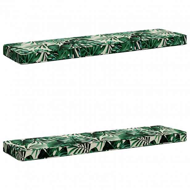 vidaXL Sady polštářů na lavici (2 kusy) VUGHT 2 pcs 100% polyester