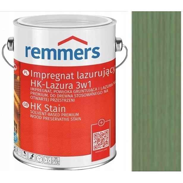 Remmers Hk-lasur Lazura 2,5L Impregnační Lazura Na Dřevo Zelená 2254