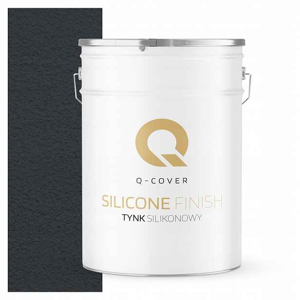 Silikonová Omítka Šedá Antracit Ral 7016 25 Kg Beránek Granulace 2.0 mm