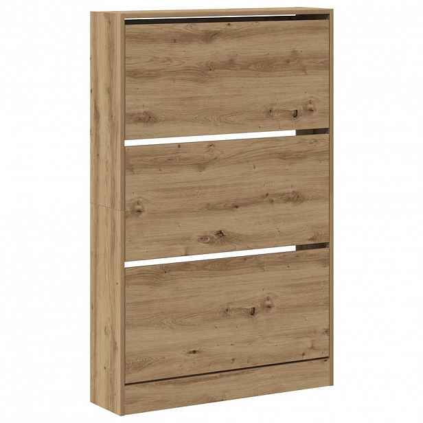vidaXL Skříň na obuv 80 x 21 x 125,5 cm Kompozitní dřevo