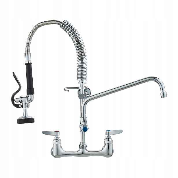 Komerční baterie s výtokovým ramínkem a postřikovačem Pre-Rinse 530 mm