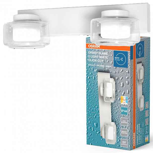 Koupelnové Led nástěnné svítidlo Bodová lampa 11W Cct 700lm IP44 Osram
