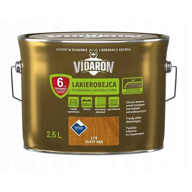 Vidaron lakovací zlatý dub 2,5 l L19