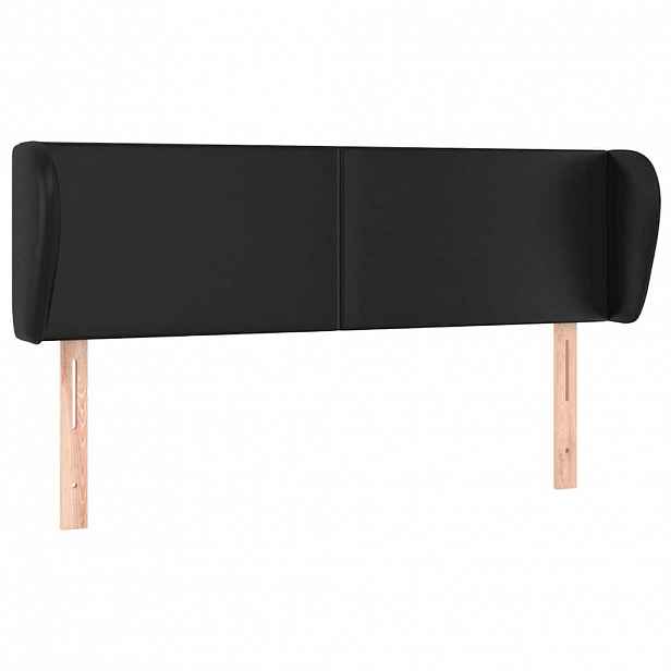 vidaXL Čelo postele typu ušák šedá 147x23x78/88 cm umělá kůže