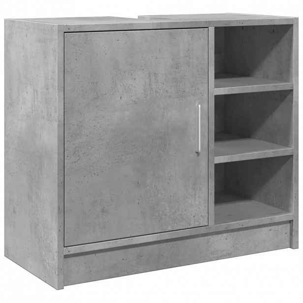 vidaXL Skříňka pod umyvadlo betonově šedá 63x29x55 cm kompozitní dřevo