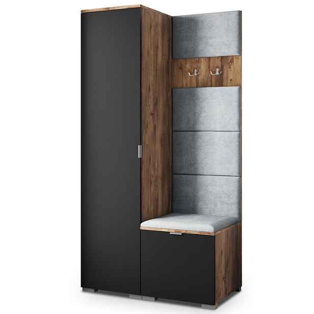 MASSENO MODERNÍ PŘEDSÍŇOVÁ SKŘÍŇ LORI, 95/181/51 cm, dekor dub