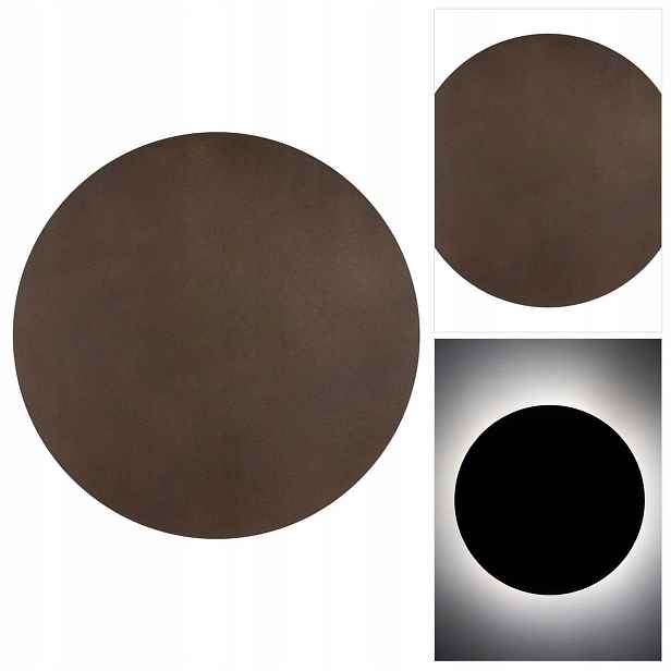 Hnědá nástěnná lampa Luna, moderní rozložení světla nad stůl Tk Lighting