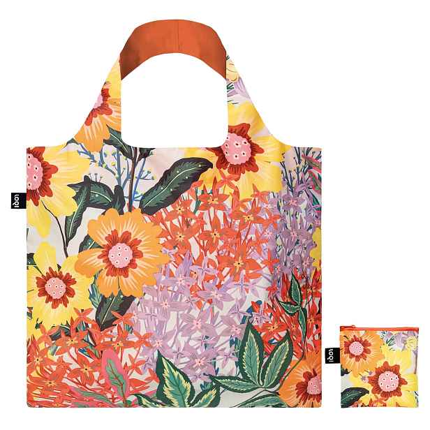 Skládací nákupní taška LOQI POMME CHAN Thai Floral