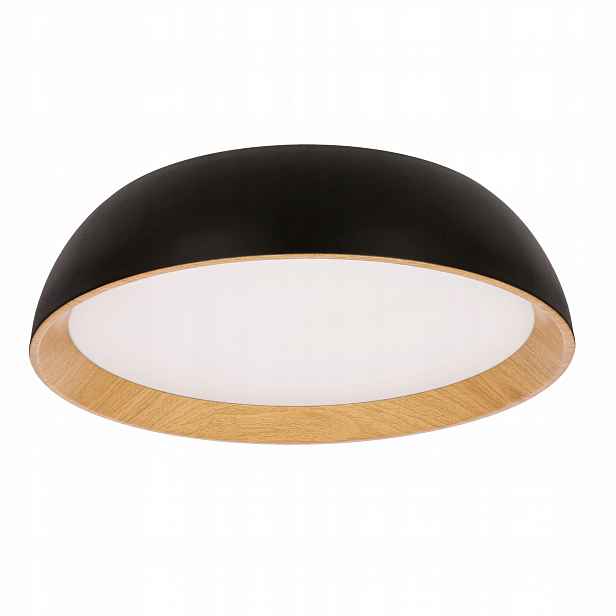 Stropní Svítidlo stropní Candellux Calabria Led lampa Neutrální černá dřevěná