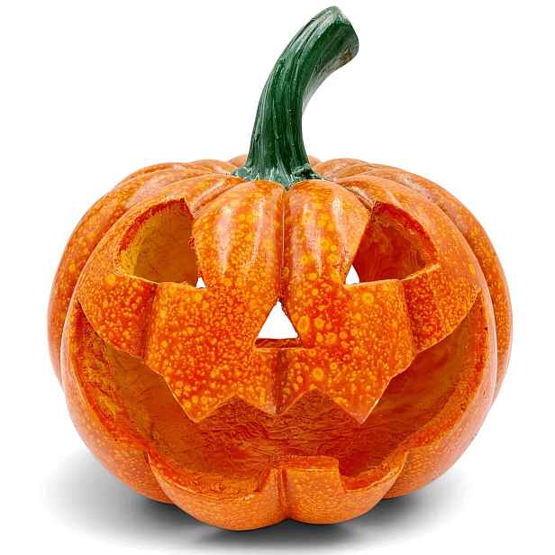 Keramická Dýně Velká Dekorace Lampion Na Halloween Ozdobná Dýně 30 cm