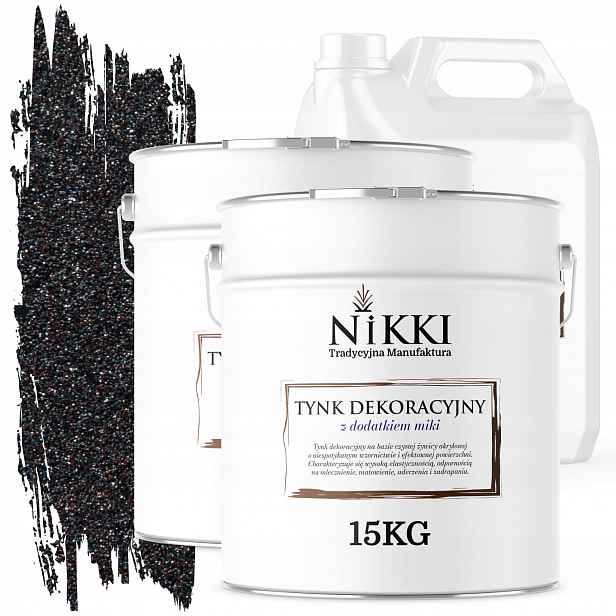 Dekorativní Omítka Vnější/vnitřní 2x15KG Šedá Hnědá Černá Mika D922+GRUNT