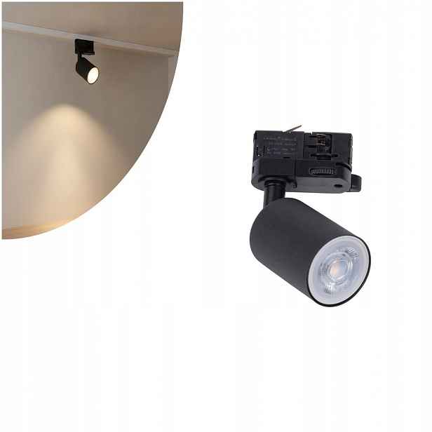Lampa spotová černá Tracer 3F kolejnicová 3-fázová Tk Lighting