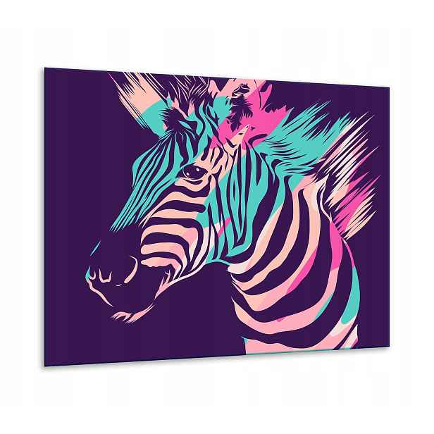 7v1 Skleněná Ochranná Deska Na Sporák 60x52 Zebra