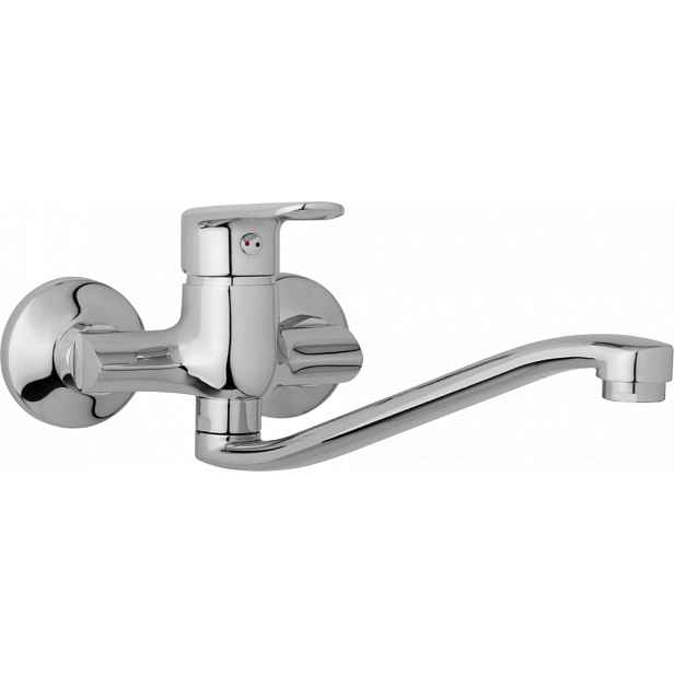 JB Sanitary Nástěnná dřezová a umyvadlová baterie FINERY, rozteč 100 mm, ramínko 250 mm F10 30 20